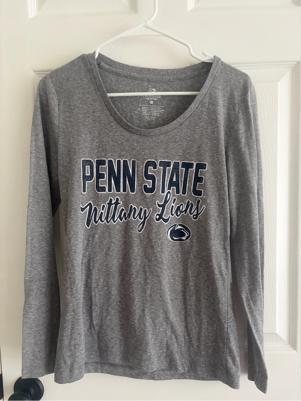Colosseum Penn State Nittany Lions Gray Long-Sleeve Tee